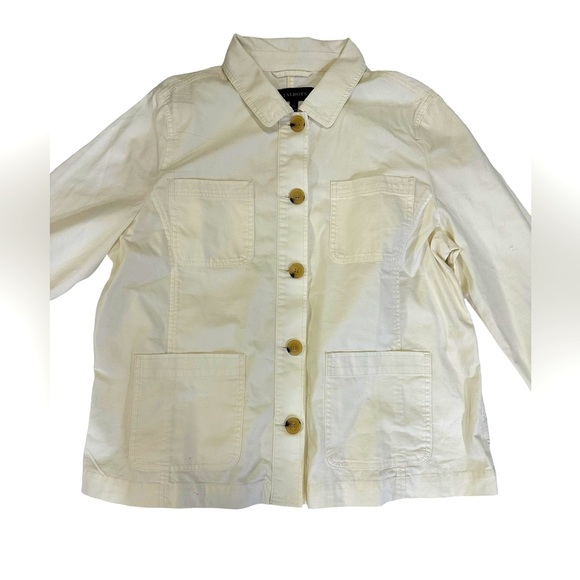 Talbots Jackets & Blazers - Talbots‎ Women’s XL Blazer Jacket Winter White Excellent Condition Long Sleeves